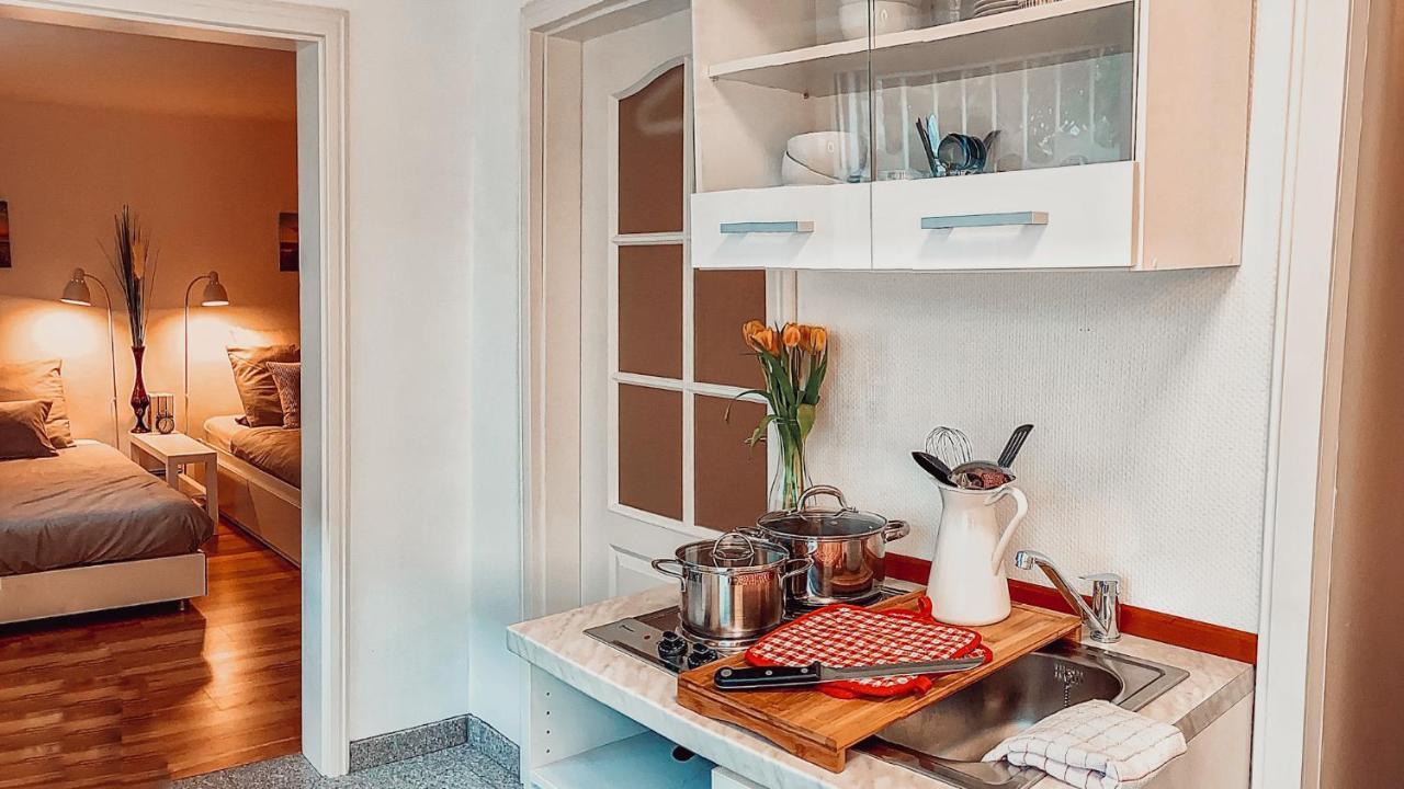 קאסל Villa Herkules - Privates Apartment Am Waldrand Mit Smart Tv Und Kostenlosen Parkplaetzen מראה חיצוני תמונה
